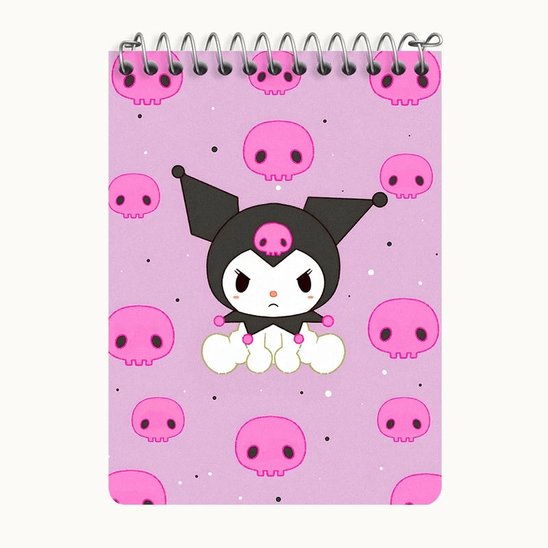 دفتر یادداشت 50 برگ خندالو طرح کرومی (Kuromi) کد N9072