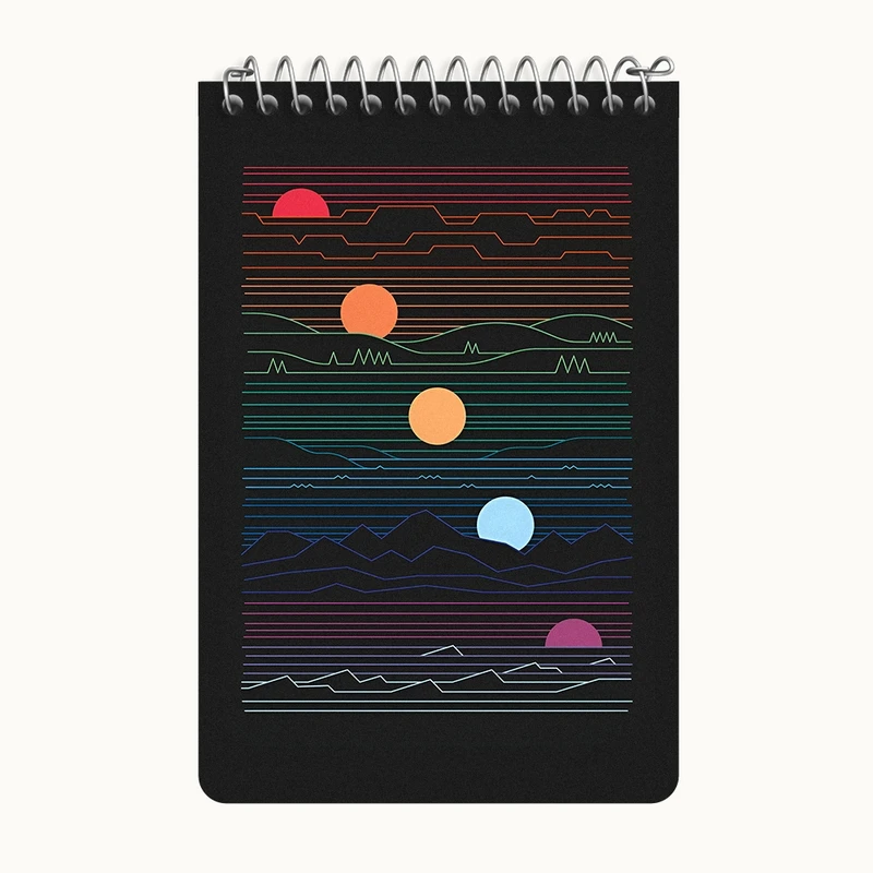 دفتر یادداشت 50 برگ خندالو طرح رنگی کد F4057