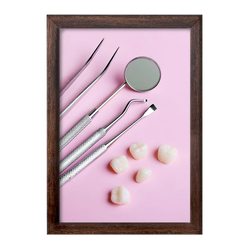 تابلو خندالو طرح دندان و دندان پزشکی کد F9824