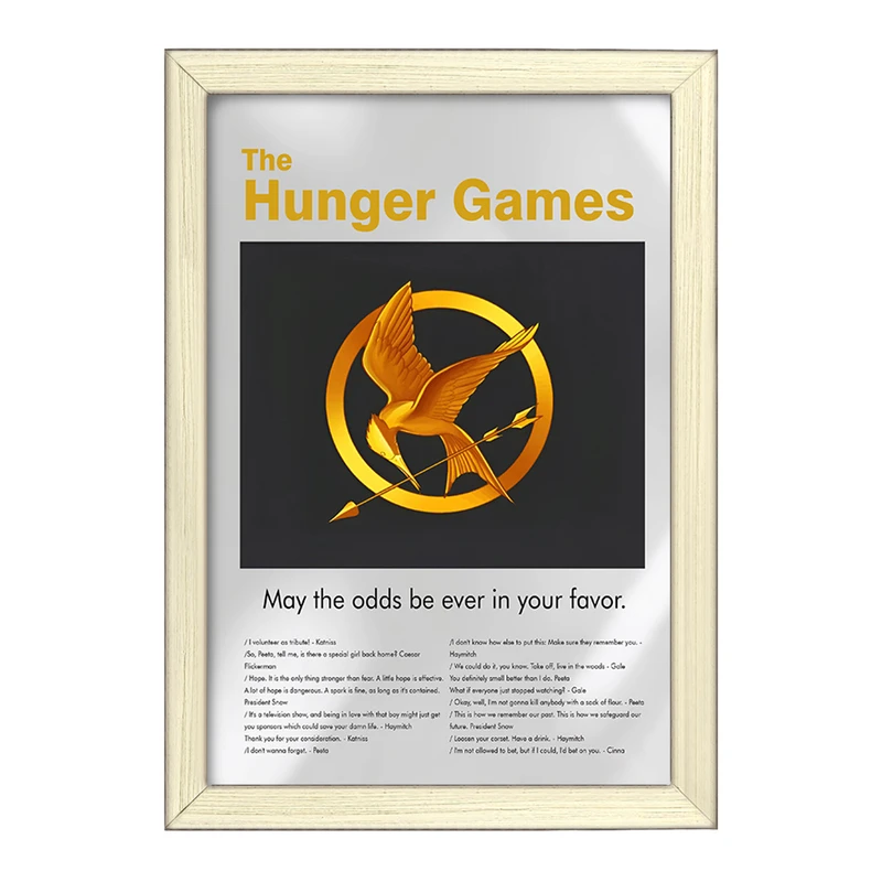 تابلو خندالو طرح بازی‌های گرسنگی (The Hunger Games) کد F13811