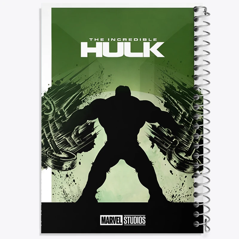 دفتر مشق 100 برگ خندالو طرح هالک مارول (Marvel) کد F13574