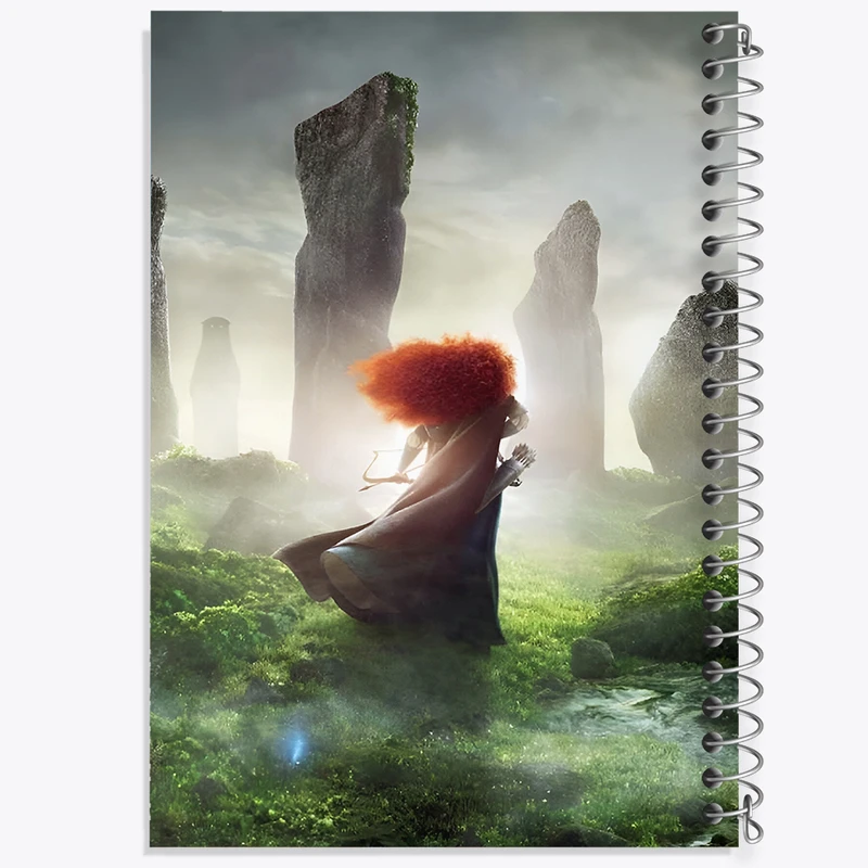 دفتر مشق 100 برگ خندالو طرح دلیر (Brave) کد N6337