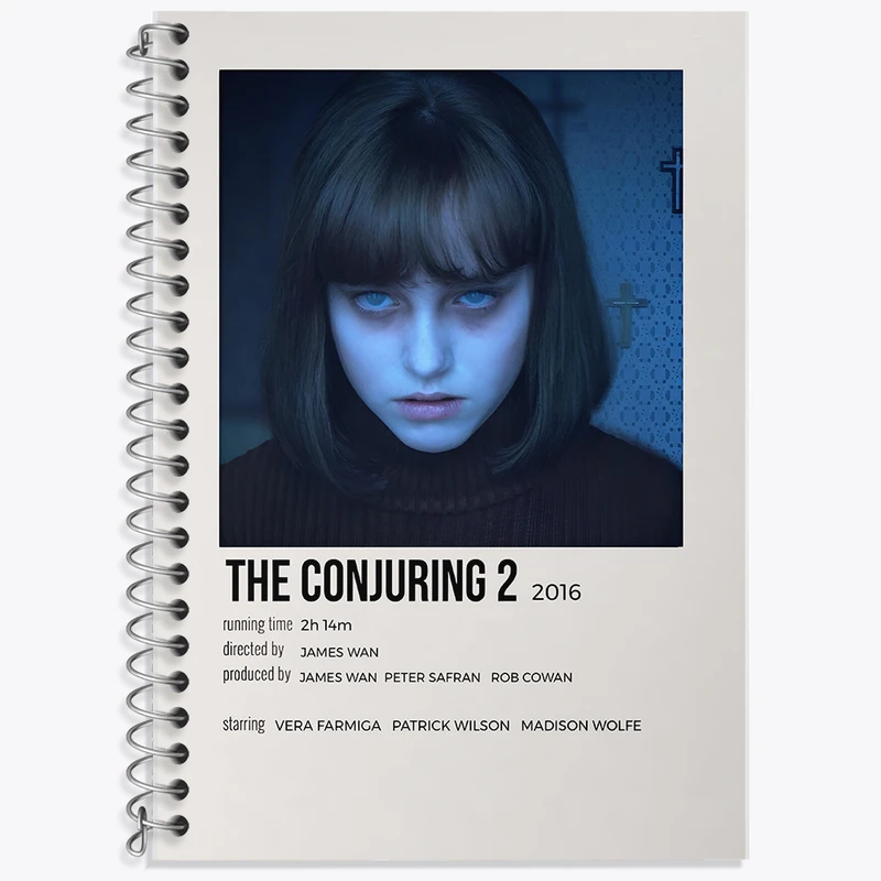 دفتر زبان دوخط 50 برگ خندالو طرح احضار (The Conjuring) کد F13119