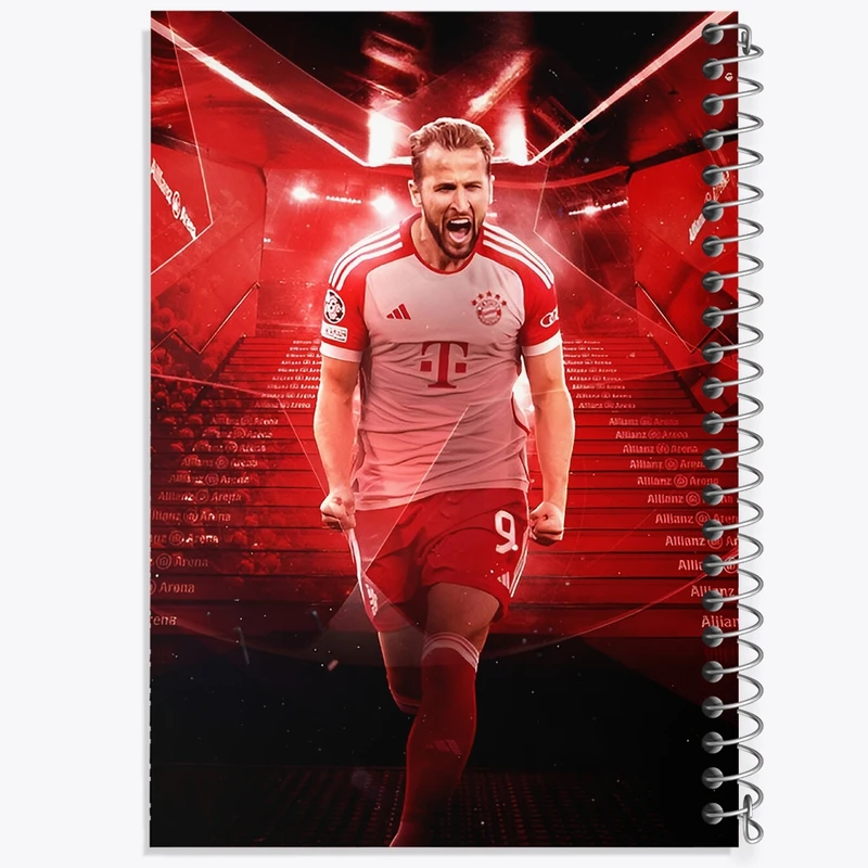 دفتر طراحی 50 برگ خندالو طرح هری کین (Harry Kane) کد F14318