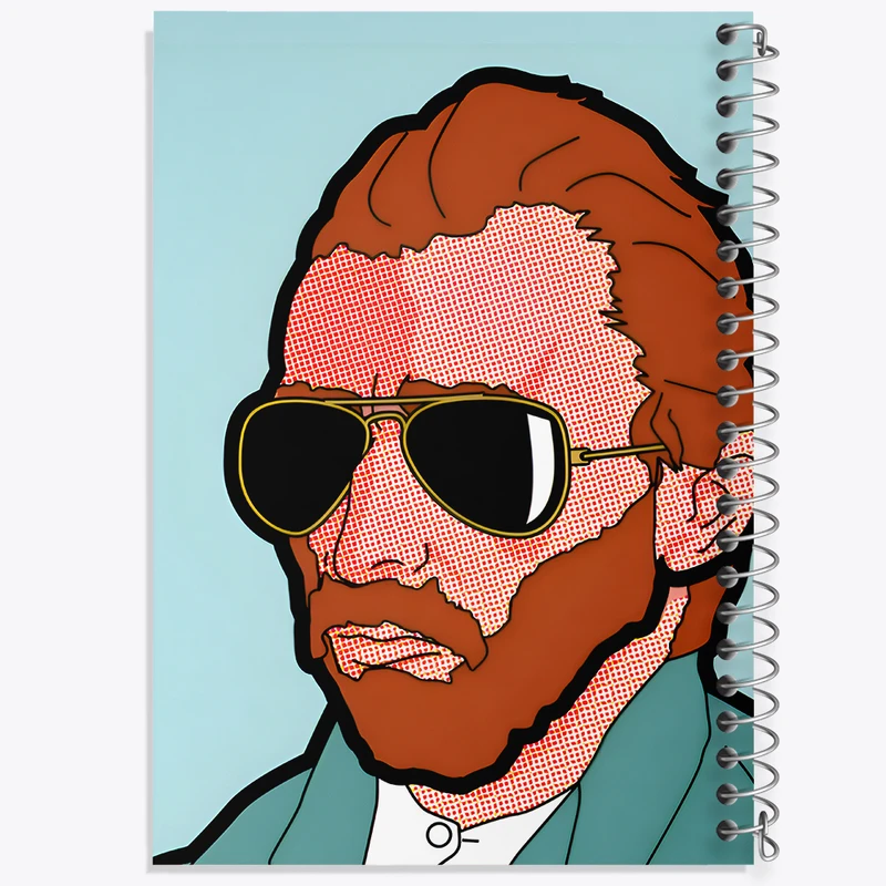 دفتر نقاشی 50 برگ خندالو طرح ونسان ونگوگ کد F4360