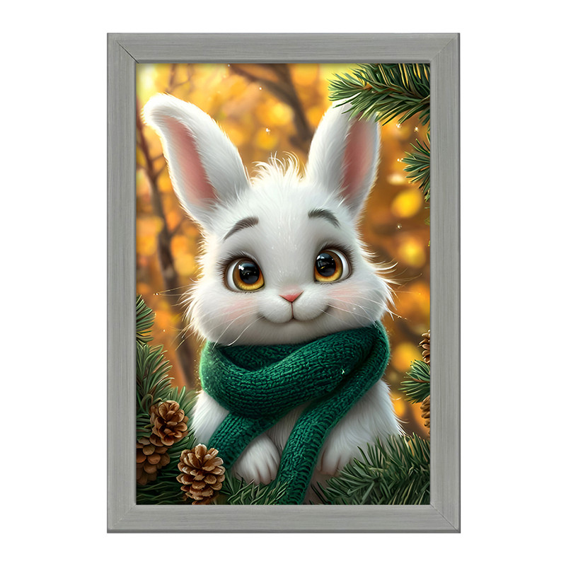 تابلو خندالو طرح خرگوش بامزه کد F7225