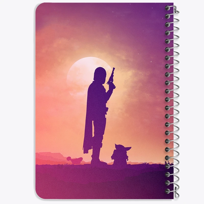 دفتر یادداشت 50 برگ خندالو طرح جنگ ستارگان (Star Wars) کد F1765