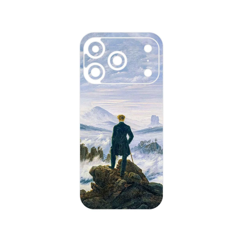 برچسب پوششی ماهوت مدل Wanderer above the Sea of Fog مناسب برای گوشی موبایل اپل iPhone 17 Pro