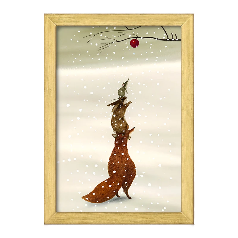 تابلو خندالو طرح حیوانات بامزه کد F8718