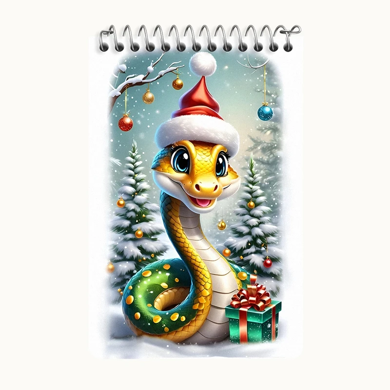 دفتر یادداشت 50 برگ خندالو طرح سال مار کد F7549