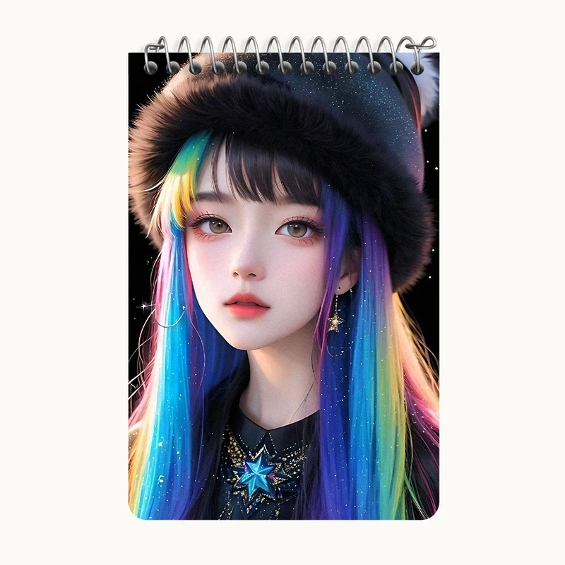 دفتر یادداشت 50 برگ خندالو طرح دخترانه کد F4197