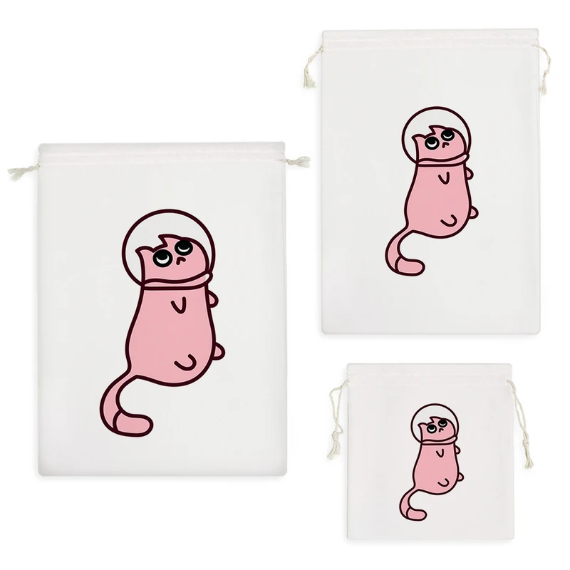 نظم دهنده خندالو مدل گربه فضانورد کد H1005 مجموعه 3 عددی