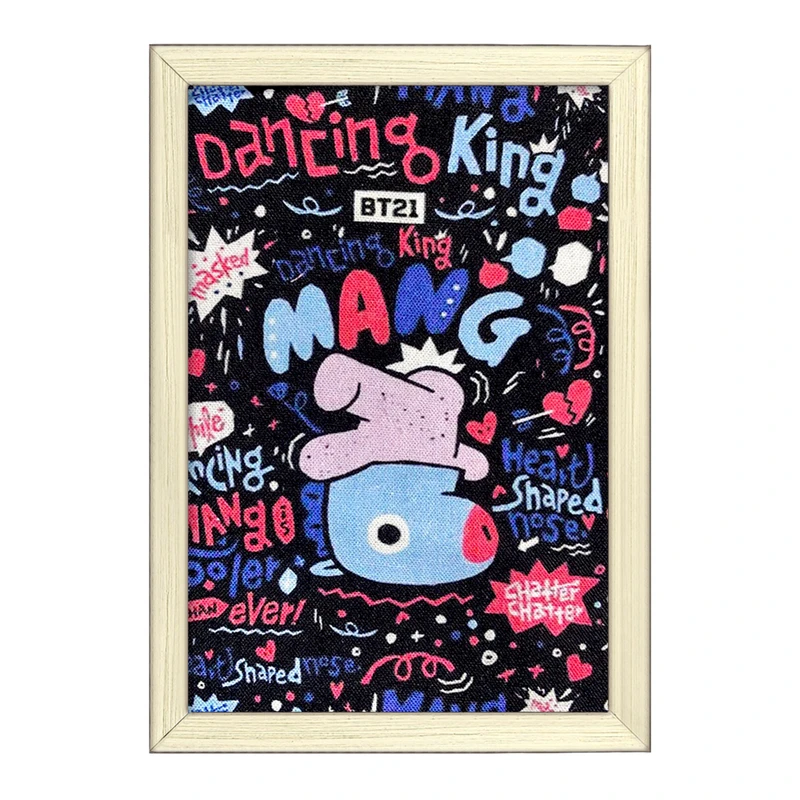 تابلو خندالو طرح مانگ BT21 Mang کد 18682