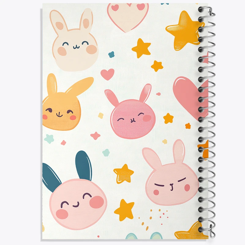 دفتر مشق 50 برگ خندالو طرح خرگوش های بانمک کد N6811