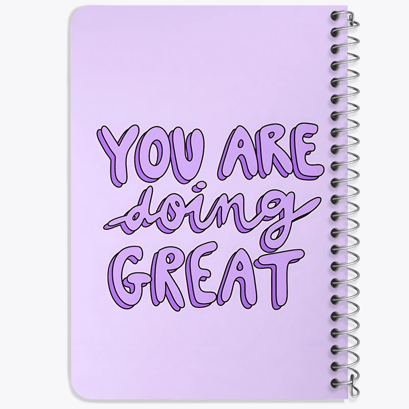 دفتر یادداشت 50 برگ خندالو طرح You Are Doing Great کد F3730