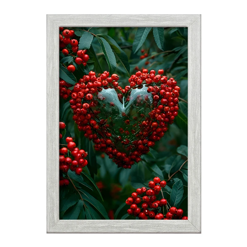 تابلو خندالو طرح قلب شیشه ای کد F8977