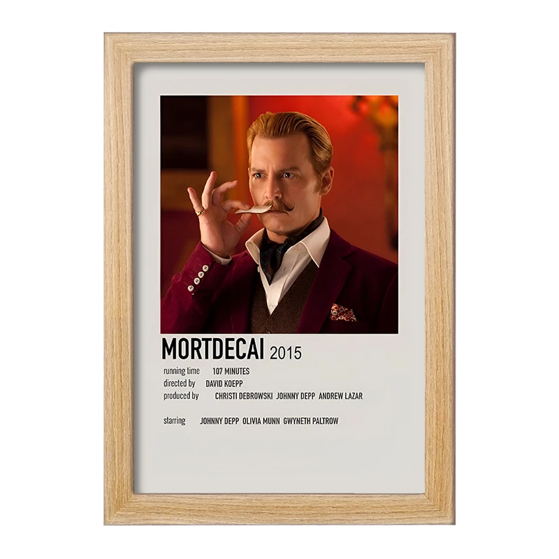 تابلو خندالو طرح موردکای (Mortdecai) کد F13079