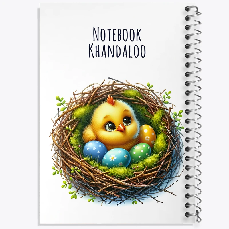 دفتر مشق 100 برگ خندالو طرح جوجه بامزه کد N7251