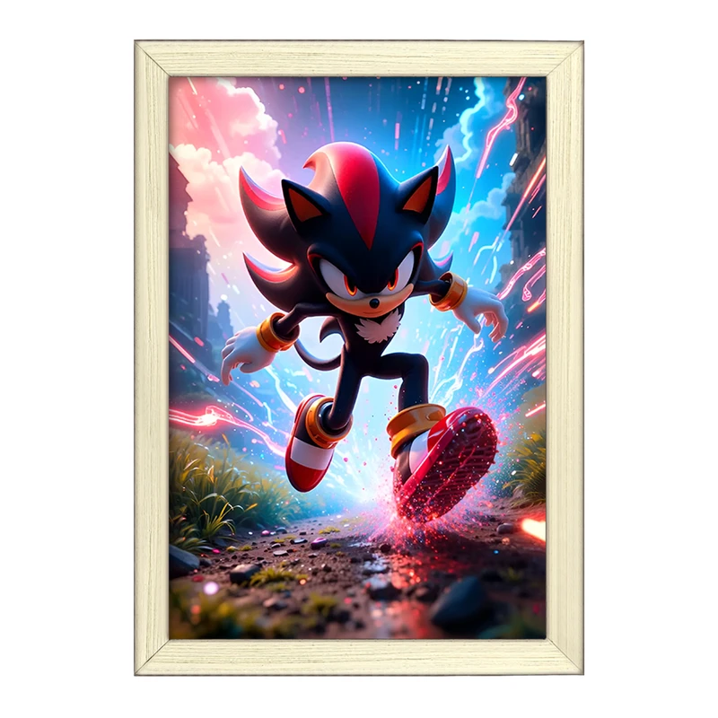 تابلو خندالو طرح سونیک (Sonic) کد F12650