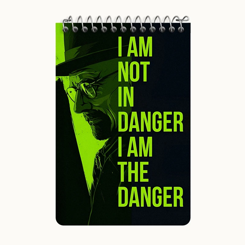 دفتر یادداشت 50 برگ خندالو طرح بریکینگ بد (Breaking Bad) کد F10185