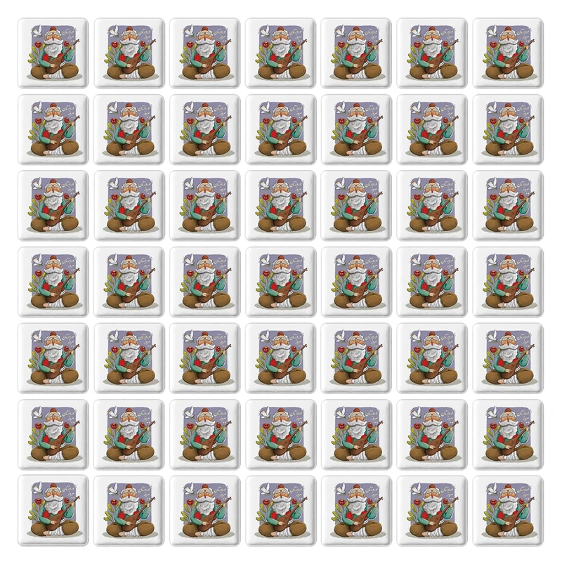 پیکسل خندالو طرح عید نوروز و سال نو کد 38275 مدل مربعی مجموعه 49 عددی