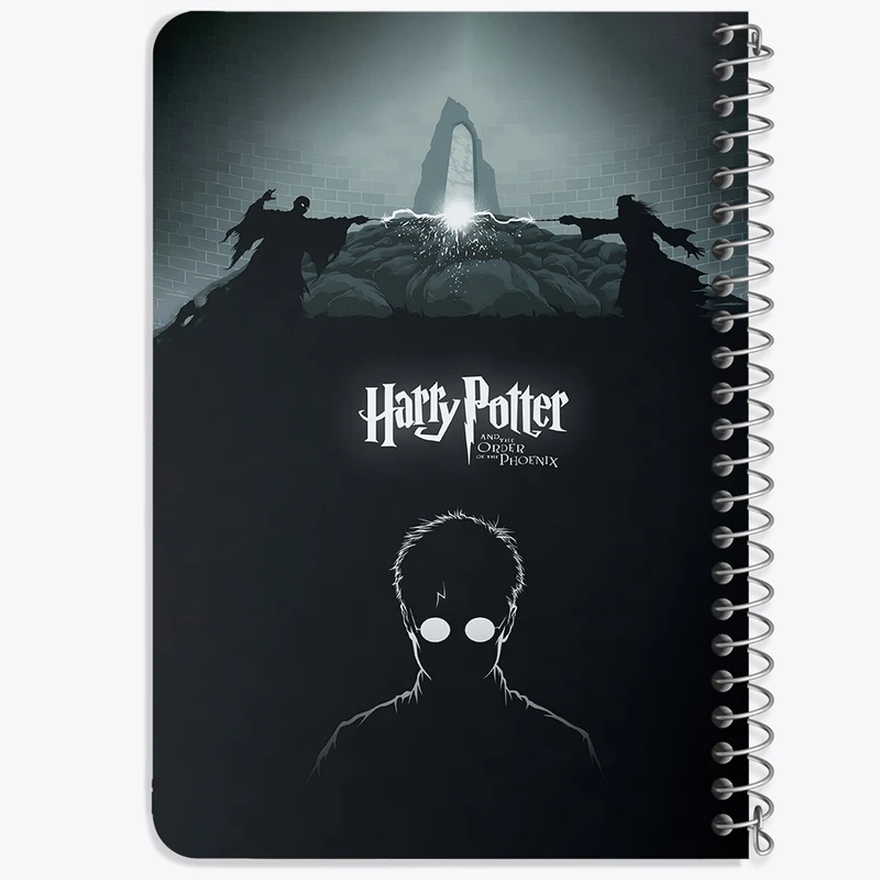 دفتر یادداشت 50 برگ خندالو طرح هری پاتر (Harry Potter) کد 37476