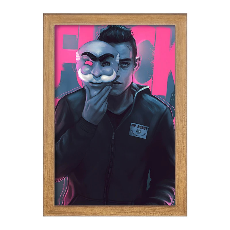 تابلو خندالو طرح مستر ربات (Mr. Robot) کد F13684