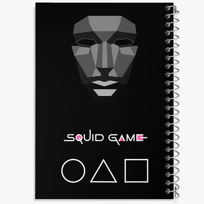 دفتر مشق 50 برگ خندالو طرح بازی مرکب (Squid Game) کد F10143