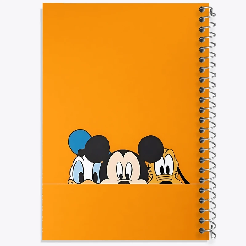 دفتر ژورنال نویسی 50 برگ خندالو مدل نقطه ای طرح میکی موس کد F8608