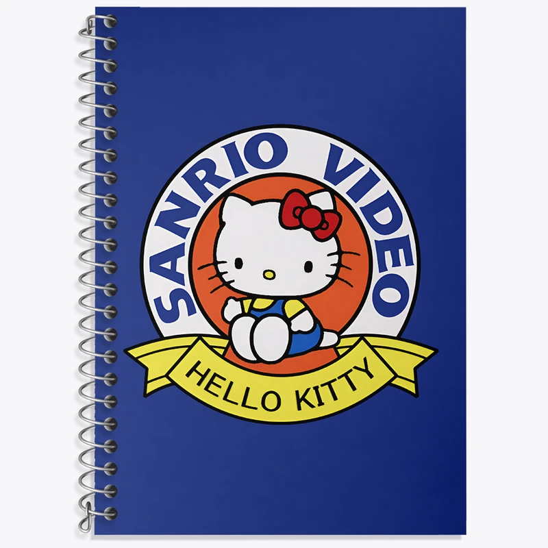 دفتر زبان دوخط 50 برگ خندالو طرح هلو کیتی (Hello Kitty) کد N7825
