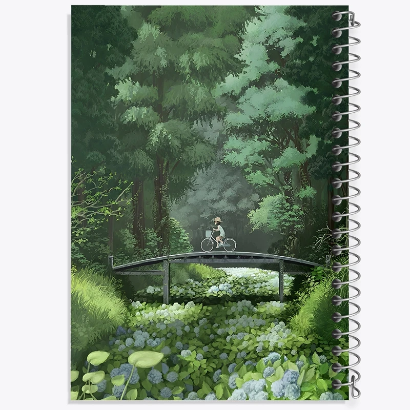 دفتر لیست خرید 50 برگ خندالو طرح جنگل کد F3649