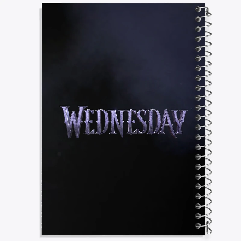 دفتر طراحی 50 برگ خندالو طرح سریال ونزدی Wednesday کد 25297