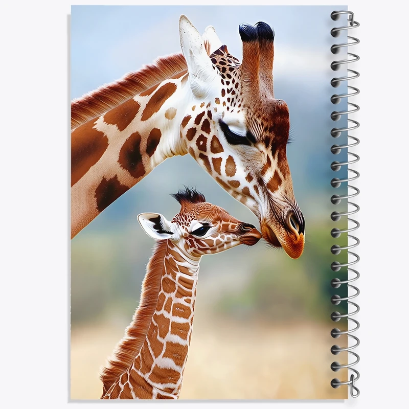 دفتر لیست خرید 50 برگ خندالو طرح زرافه کد F12748