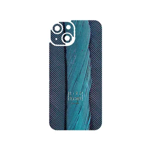MAHOOT Turquoise feathers Cover Sticker for Apple iPhone 14