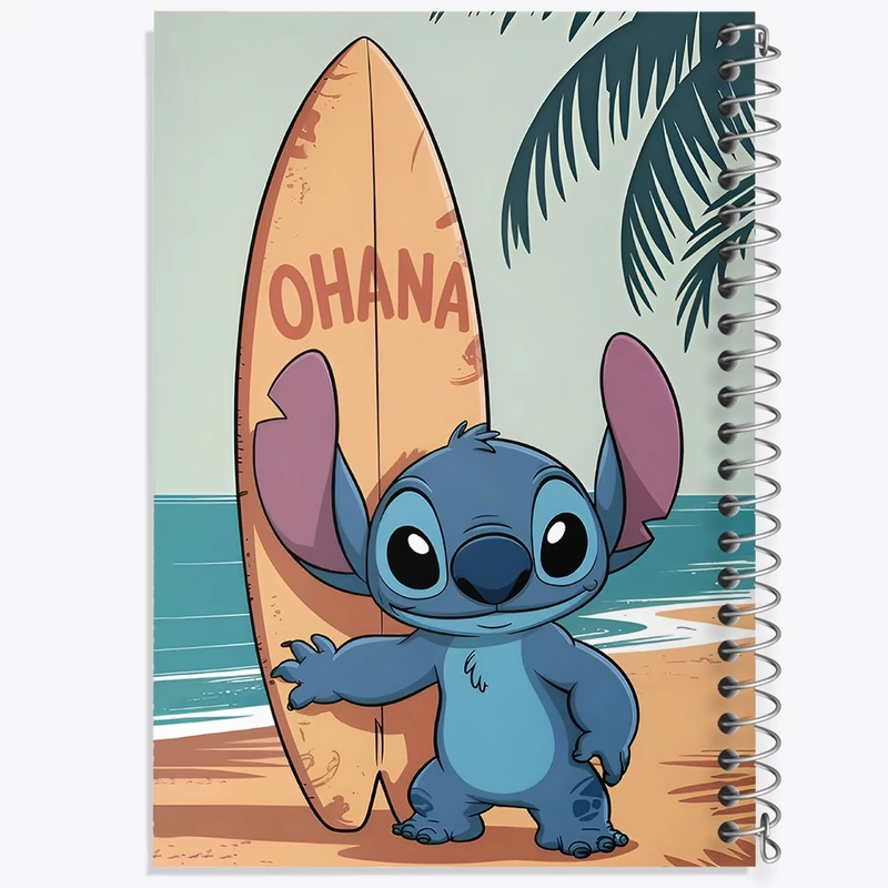 دفتر لیست خرید 50 برگ خندالو طرح استیچ (Stitch) کد F14394