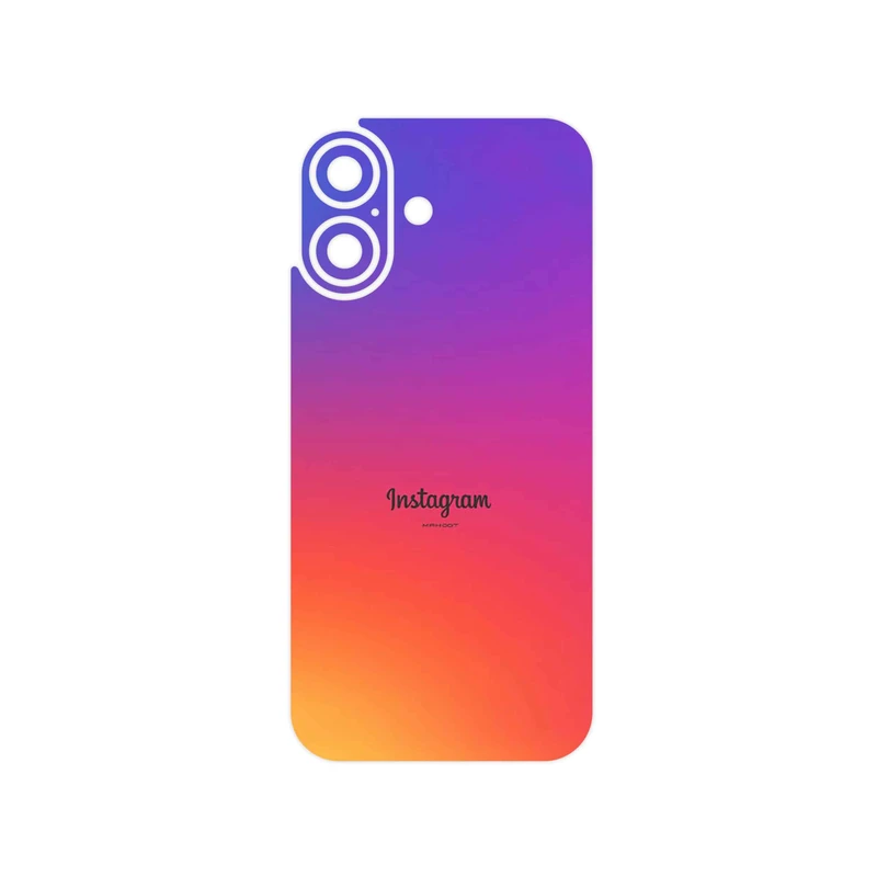 برچسب پوششی ماهوت مدل Instagram مناسب برای گوشی موبایل اپل iPhone 17
