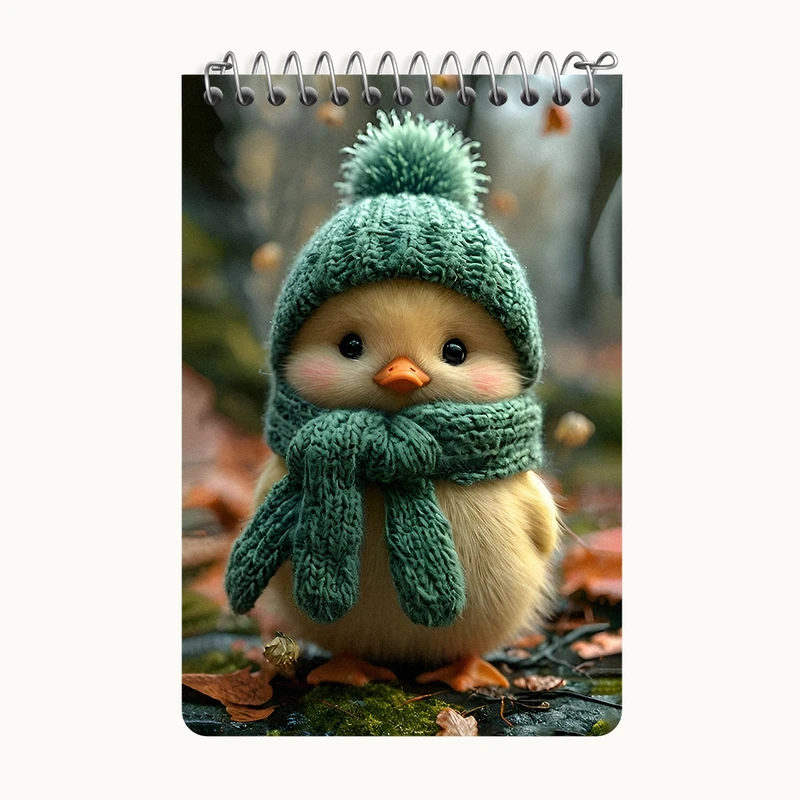 دفتر یادداشت 50 برگ خندالو طرح جوجه اردک کد F12800