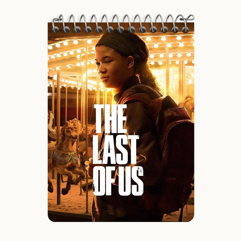 دفتر یادداشت 50 برگ خندالو طرح (The Last Of Us) آخرین بازمانده از ما کد N9336