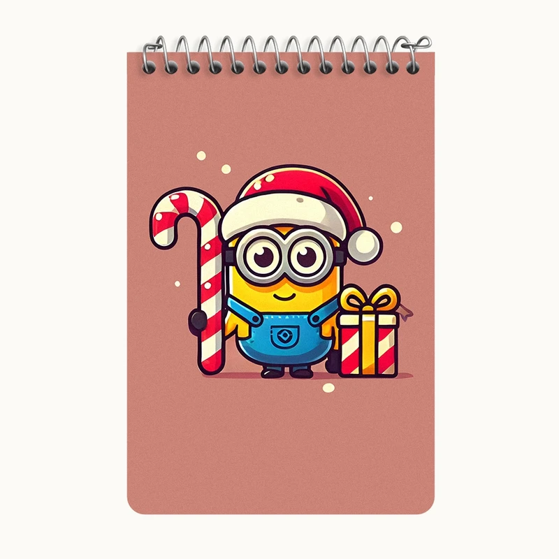 دفتر یادداشت 50 برگ خندالو طرح مینیون ها (Minions) کد F8091