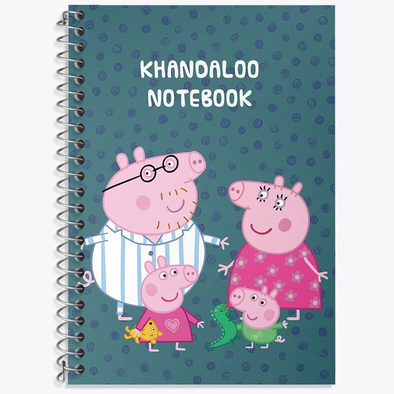 دفتر لغت 50 برگ خندالو طرح انیمیشن پپا پیگ (Peppa Pig) کد N9235