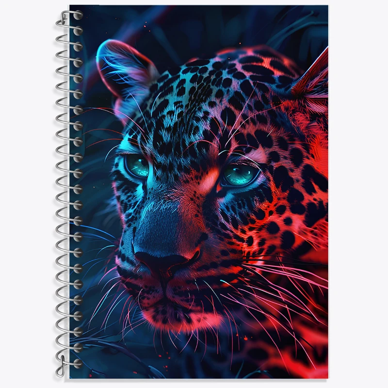 دفتر نت موسیقی 50 برگ خندالو طرح پلنگ کد F8505