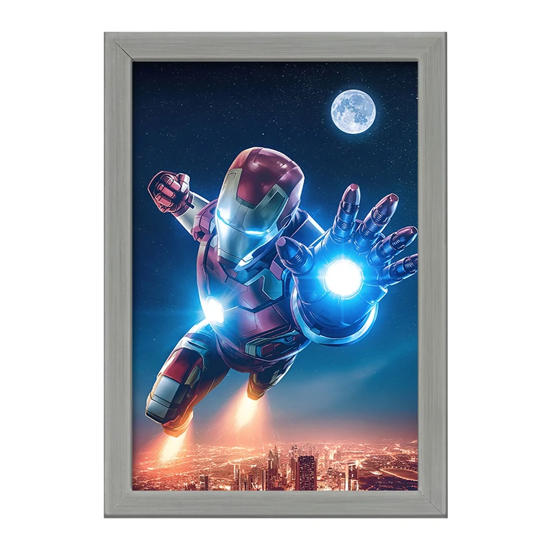 تابلو خندالو طرح مرد آهنی مارول (Marvel) کد F10746