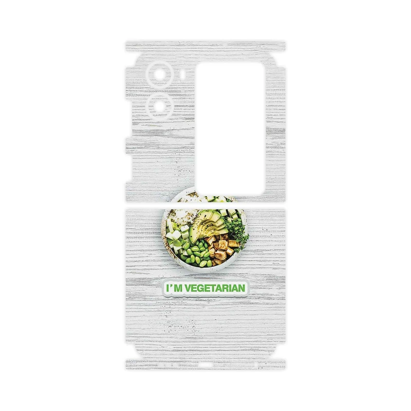 برچسب پوششی ماهوت مدل Im_vegetarian-FullSkin مناسب برای گوشی موبایل اپو Find N2 Flip