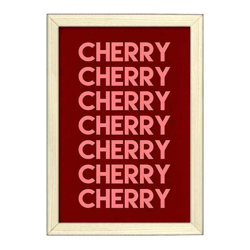 تابلو خندالو طرح Cherry کد F3712