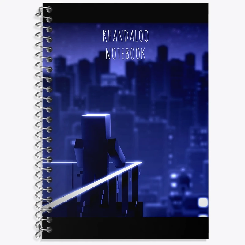 دفتر لغت 50 برگ خندالو طرح بازی ماینکرافت (Minecraft) کد N8751