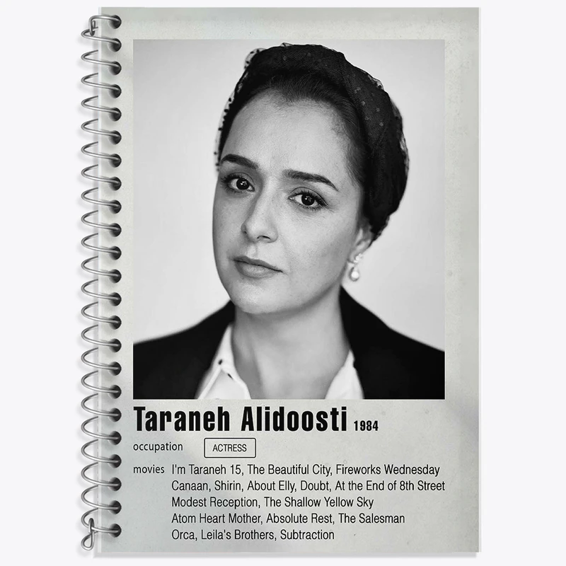 دفتر نت موسیقی 50 برگ خندالو طرح ترانه علیدوستی (Taraneh Alidoosti) کد F11925