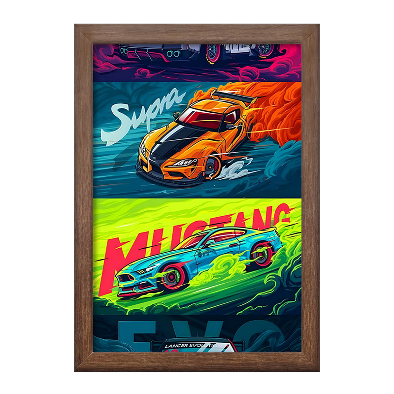 تابلو خندالو طرح تویوتا (Toyota Supra) کد F13739