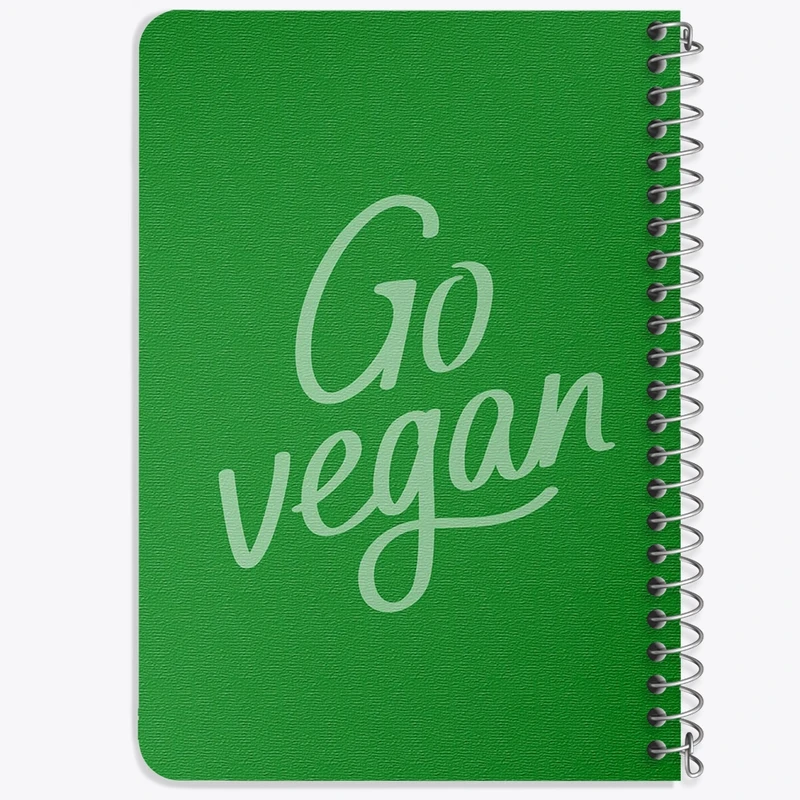 دفتر یادداشت 50 برگ خندالو طرح وگن Vegan کد 31121
