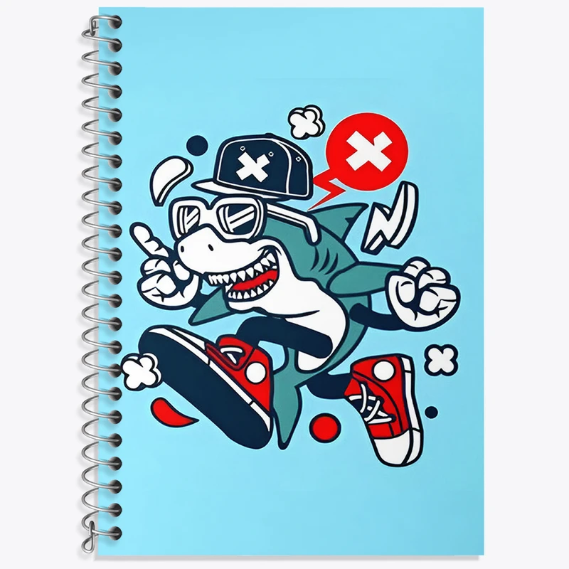 دفتر نت موسیقی 50 برگ خندالو طرح کوسه کد F4370