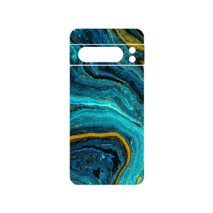 MAHOOT Turquoise marblewith golden streaks Cover Sticker for Google Pixel 8 Pro